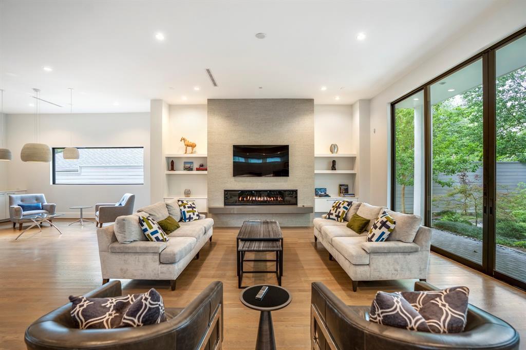 Living room opening to the rear garden
