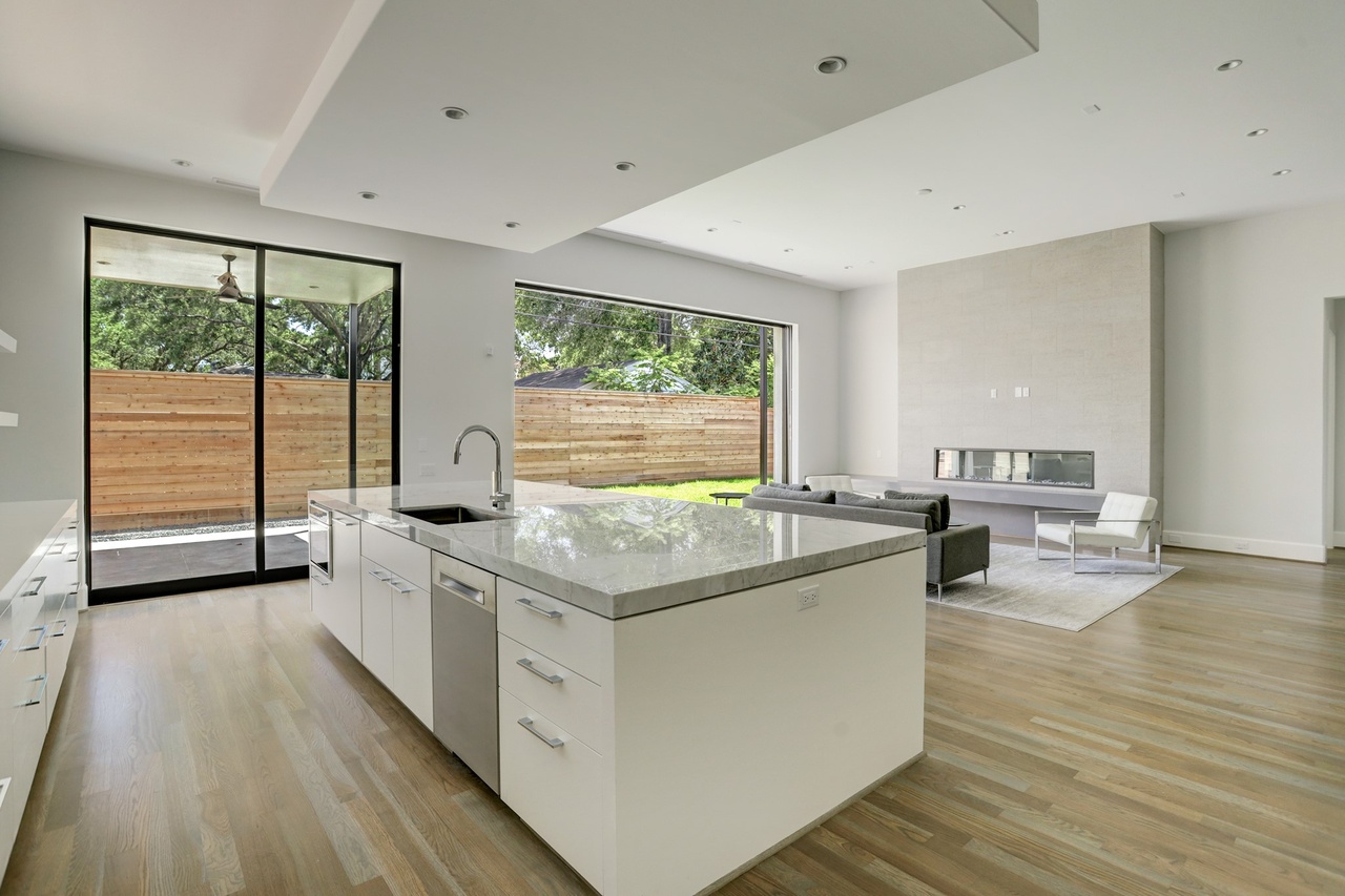 Primary suite looking onto the garden